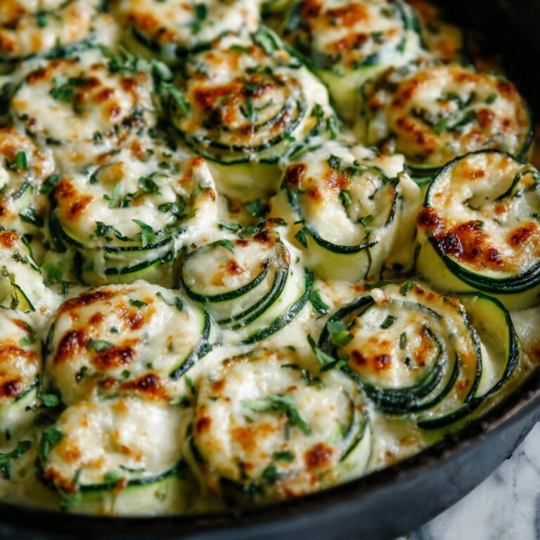 Three Cheese Zucchini Rollatini Recipe