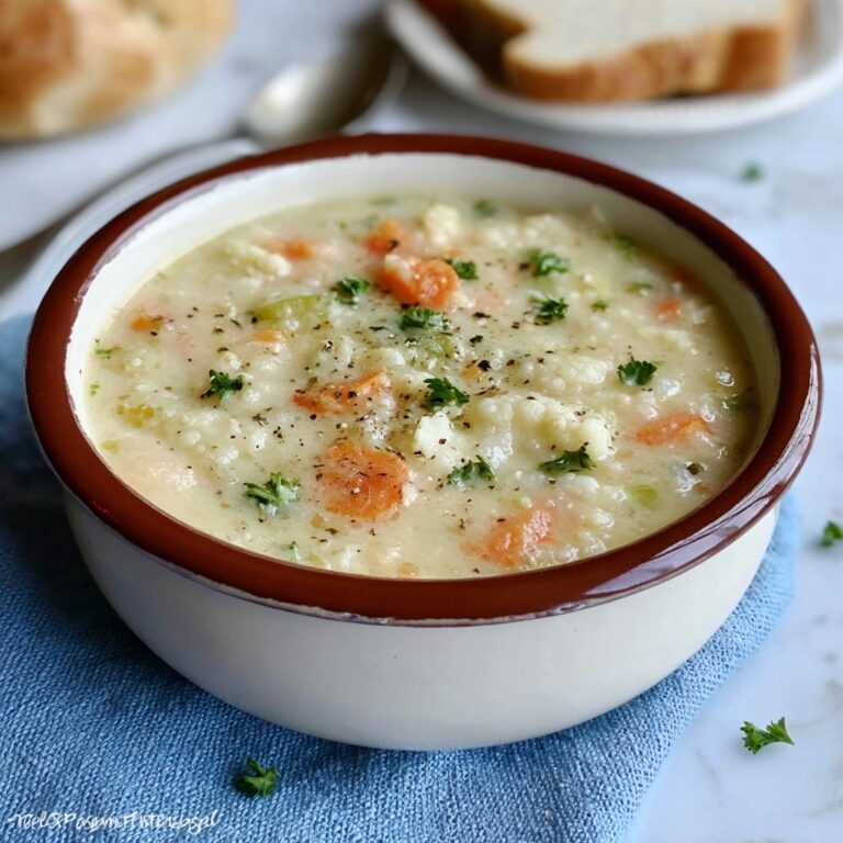 Creamy Healthy Broccoli Cauliflower Soup Recipe