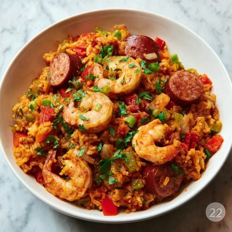 Slow Cooker Cajun Jambalaya with Chicken, Sausage & Shrimp Recipe