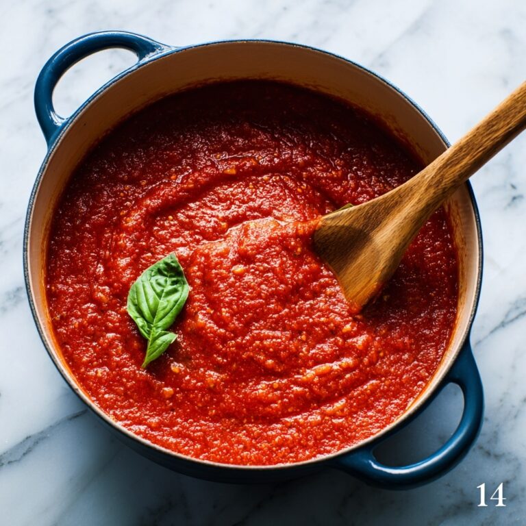 Garlic Tomato Sauce from Fresh Canned Tomatoes Recipe