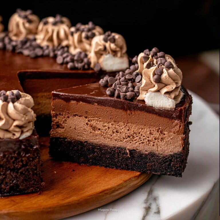 Triple Chocolate Cheesecake Recipe