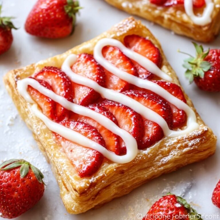 Strawberry Lemon Cream Cheese Danish Recipe