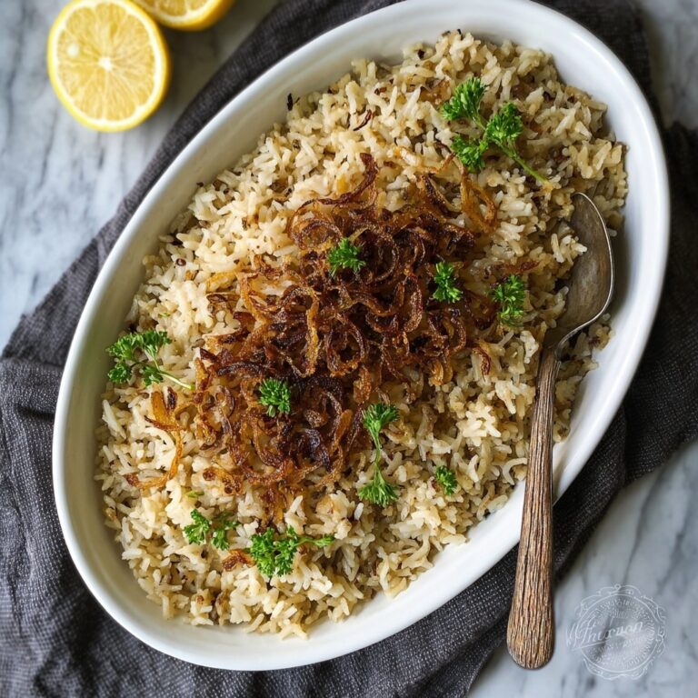 Savory Lebanese Mujadara: Comfort Food You’ll Crave Daily Recipe