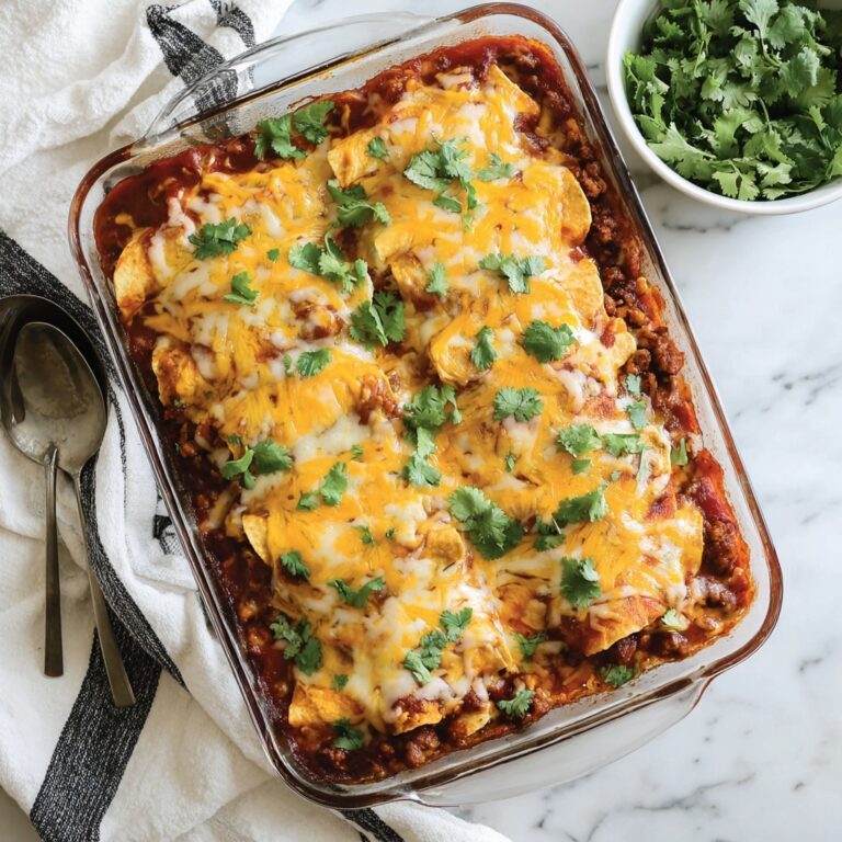 Beef Enchilada Casserole Recipe