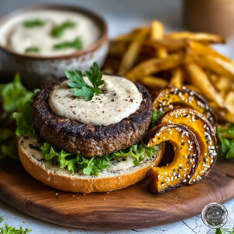Burger Bowls with Caramelized Onion Aioli Recipe