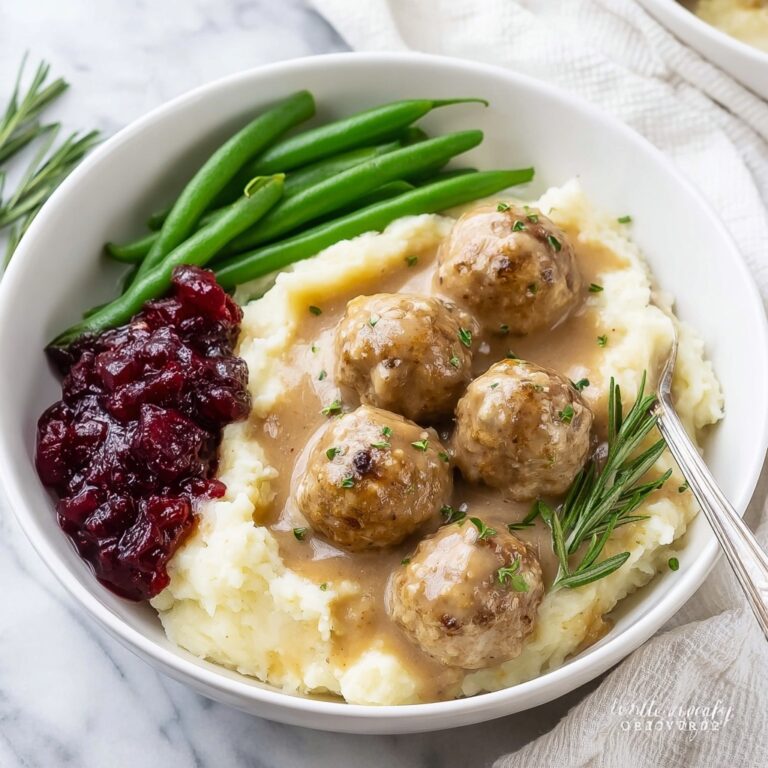 Turkey and Stuffing Meatballs Recipe
