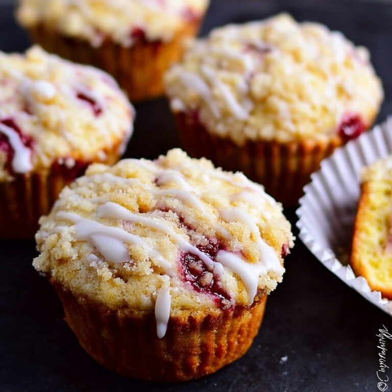 Raspberry Streusel Muffins Recipe