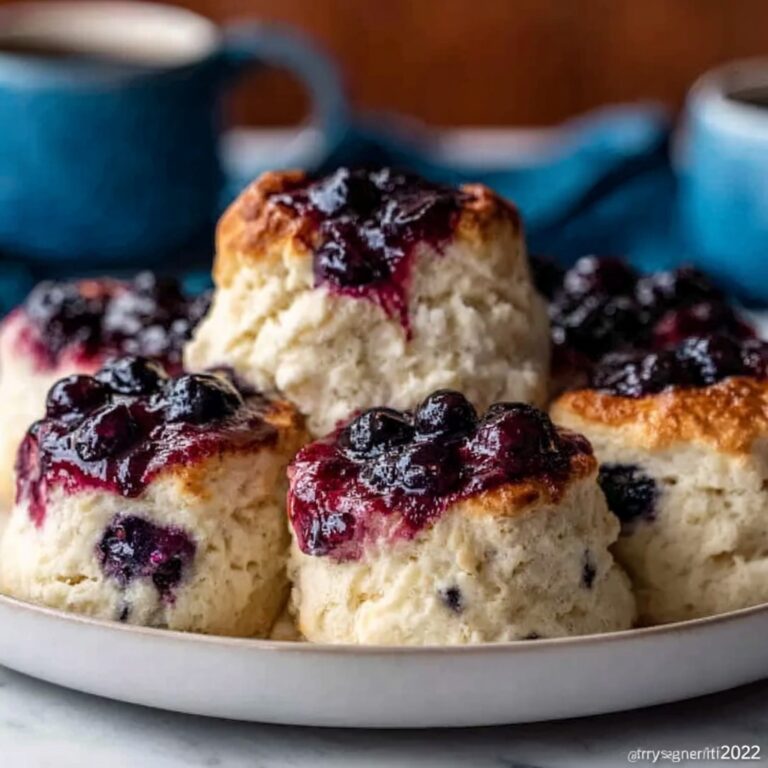 Blueberry Butter Swim Biscuits Recipe