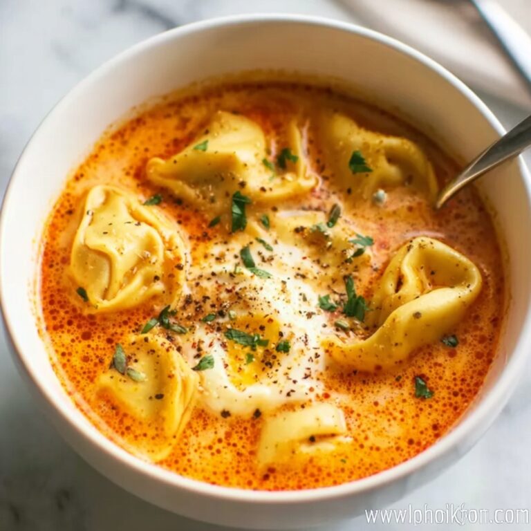 Warm Up with Creamy Cheesy Tomato Tortellini Soup Recipe