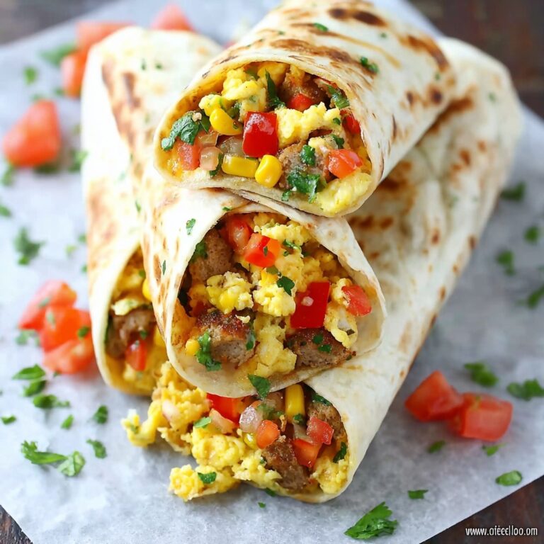 Delicious Freezer Breakfast Burritos for Busy Mornings Recipe