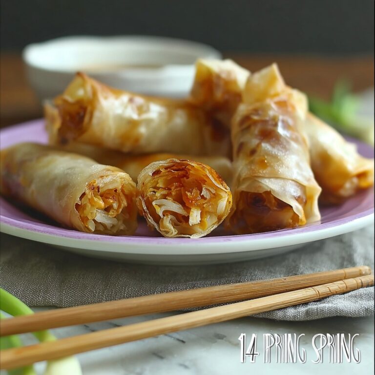 Baked Apple Pie Rice Paper Rolls Recipe