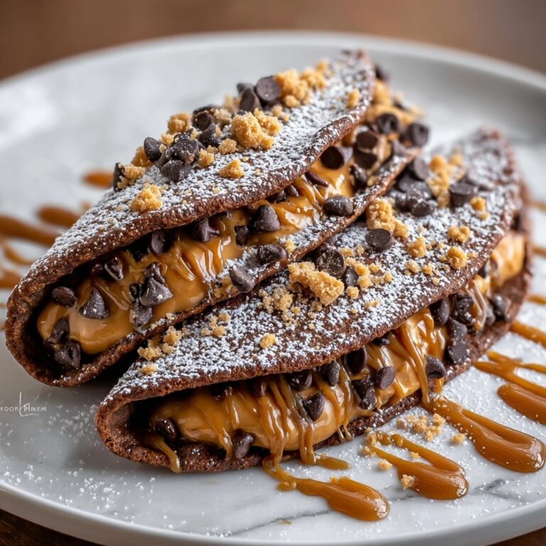Brownie Peanut Butter Dessert Tacos: Creamy, Crunchy Bliss! Recipe