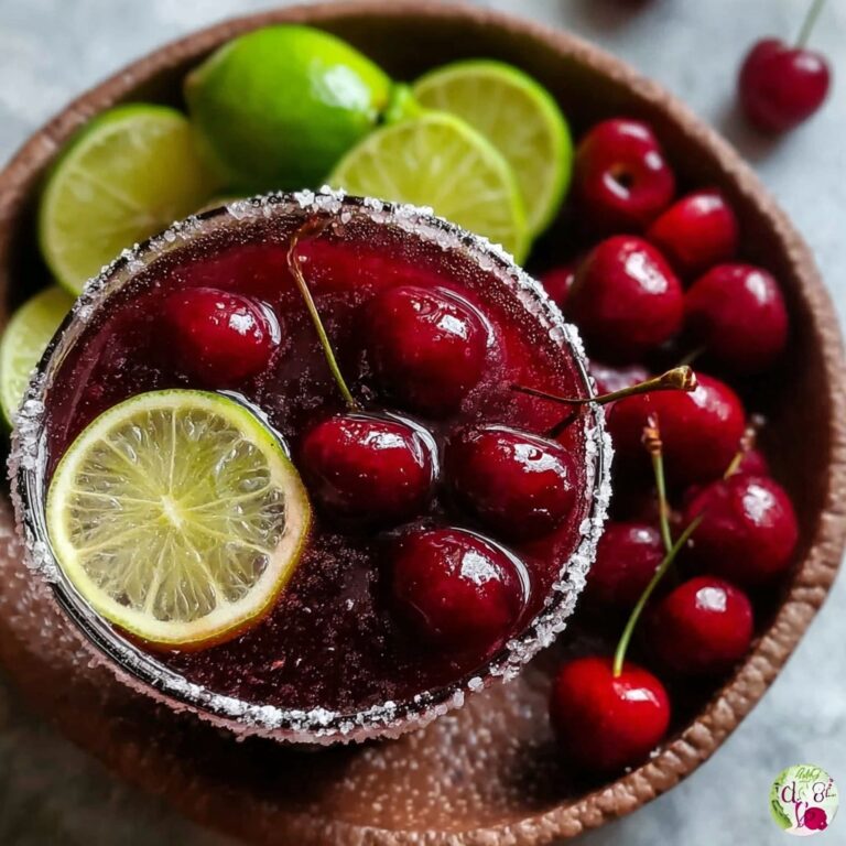 Refreshing Frozen Tangy Cherry Margarita Recipe