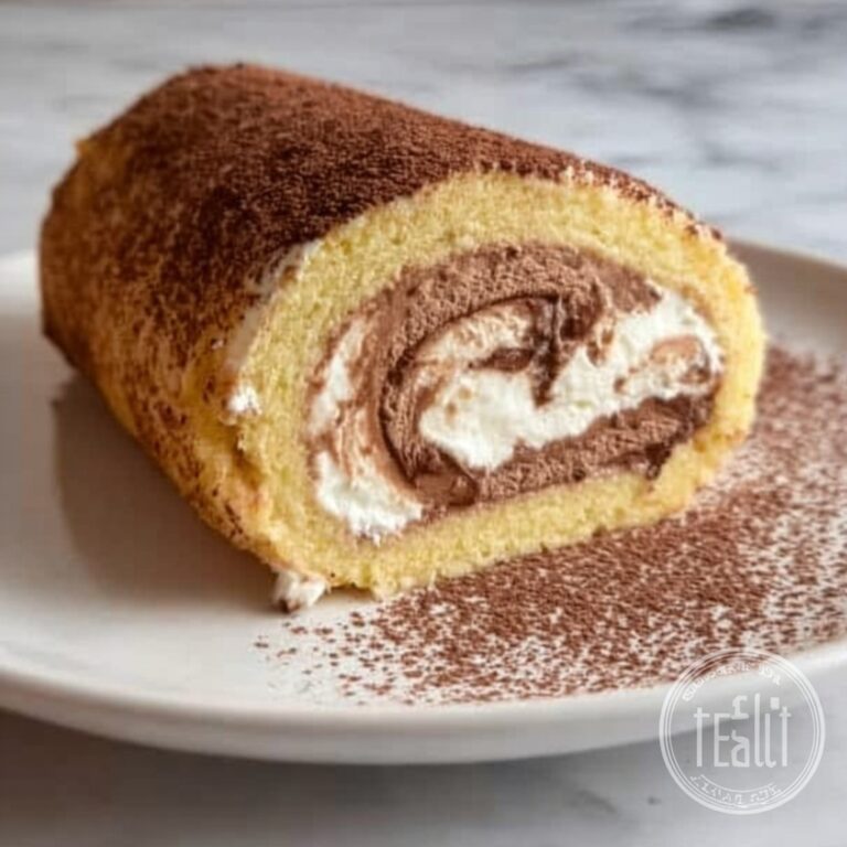 Tiramisu Crêpes Cake Roll Recipe