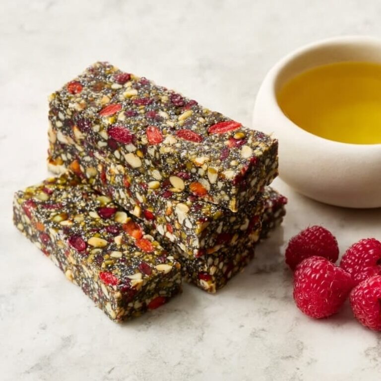 No-Bake Chia Seed Energy Bars Recipe