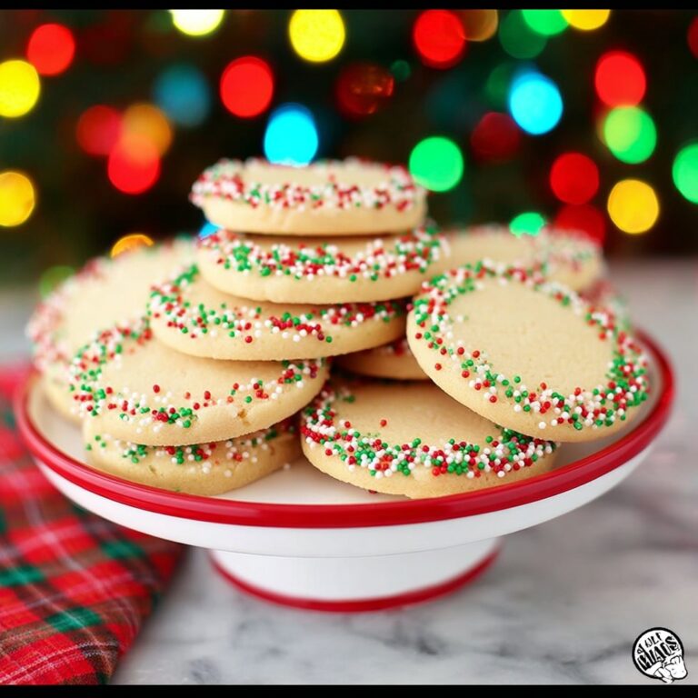 Slice-and-Bake Vanilla-Almond Sprinkle Cookies Recipe