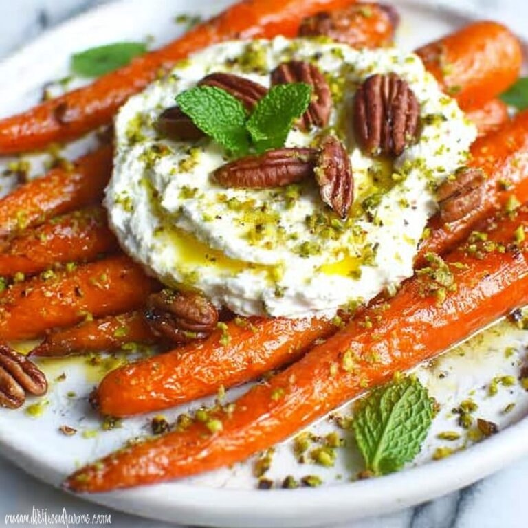 Roasted Carrots with Whipped Ricotta and Hot Honey Recipe