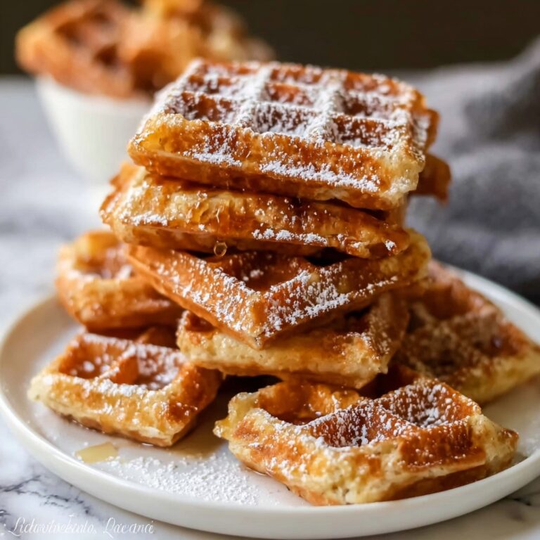 Amazing Churro Waffle Bites Recipe