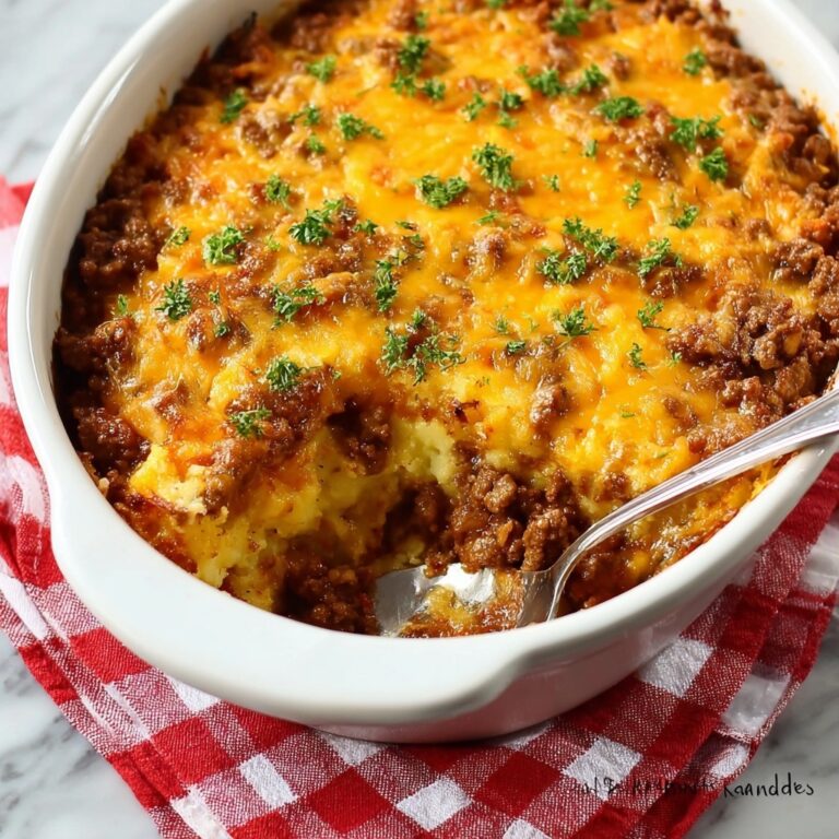 Keto Cheeseburger Casserole Recipe