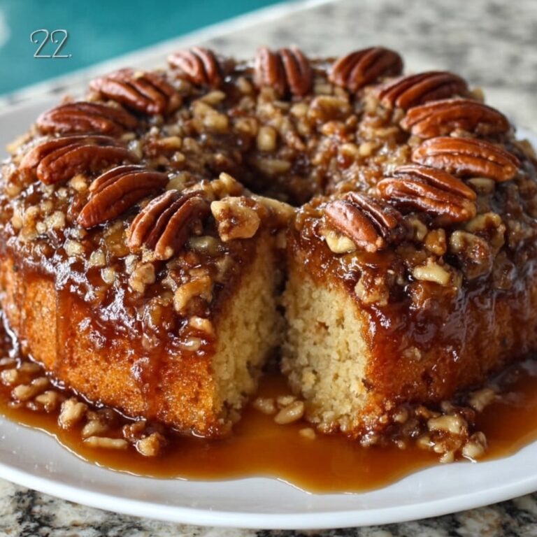 Pecan Upside Down Cake Recipe