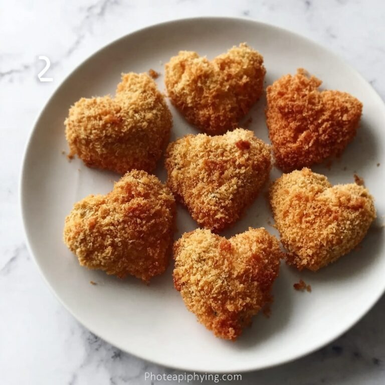 Heart-Shaped Chicken Nuggets Recipe