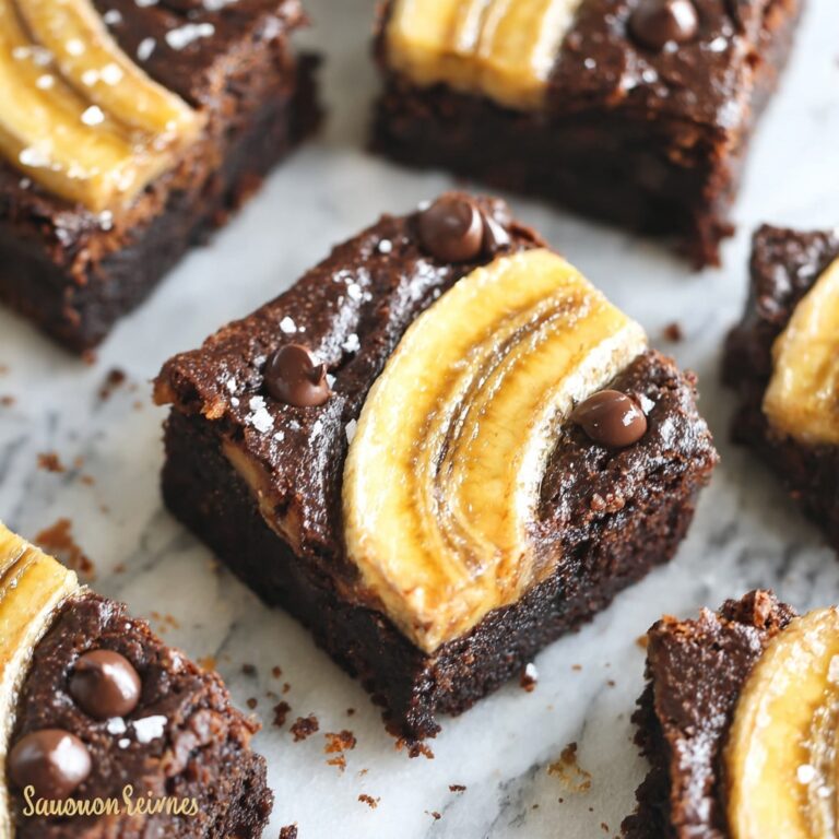 Vegan Banana Brownies Recipe