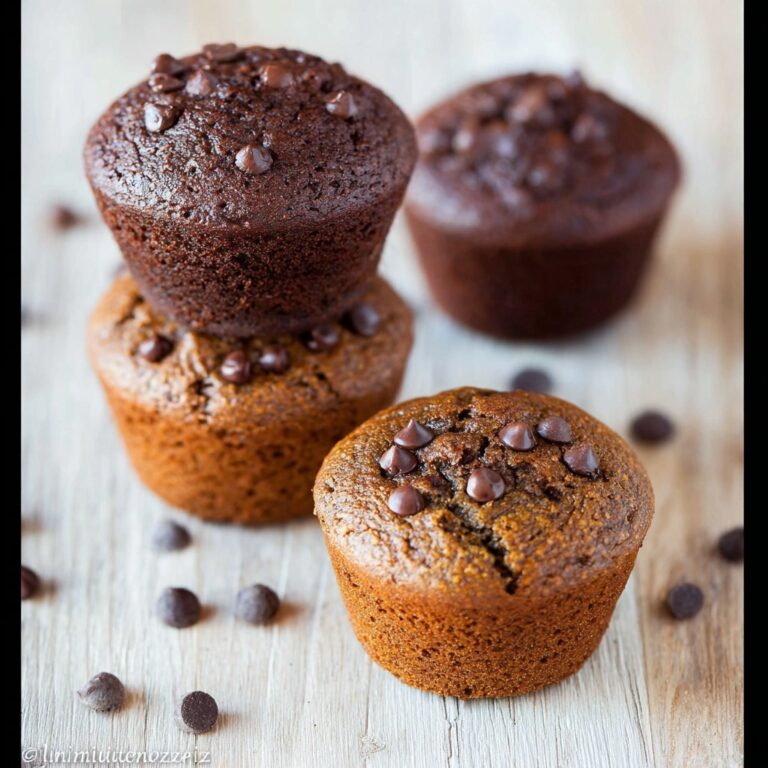 Skinny Double Chocolate Muffins Recipe
