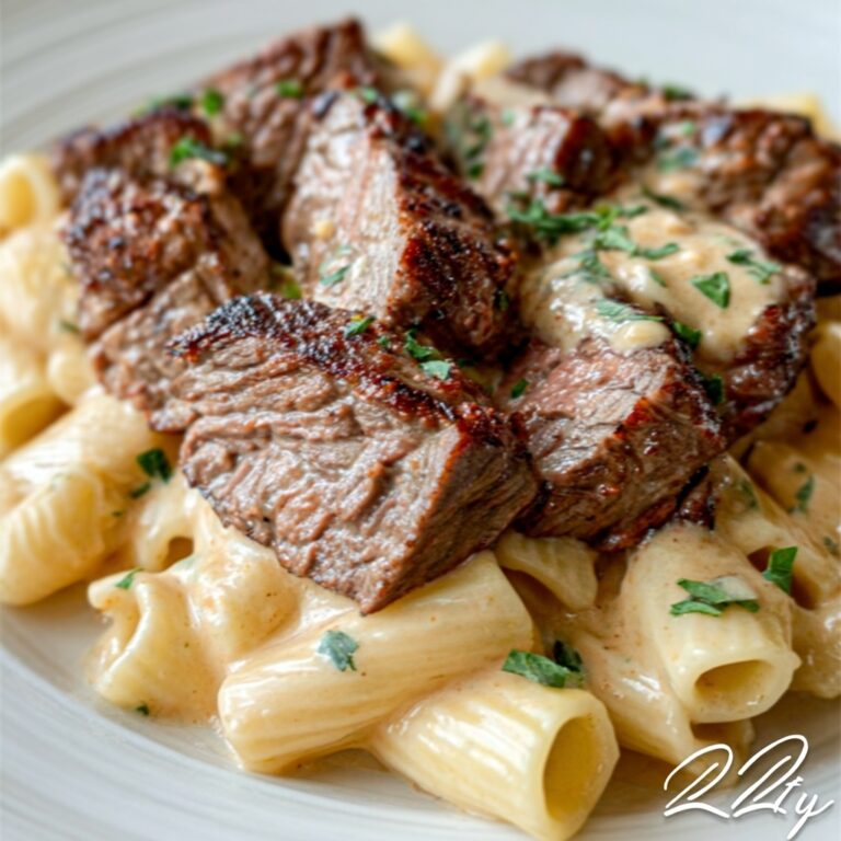 Creamy Steak Pasta Dinner Recipe