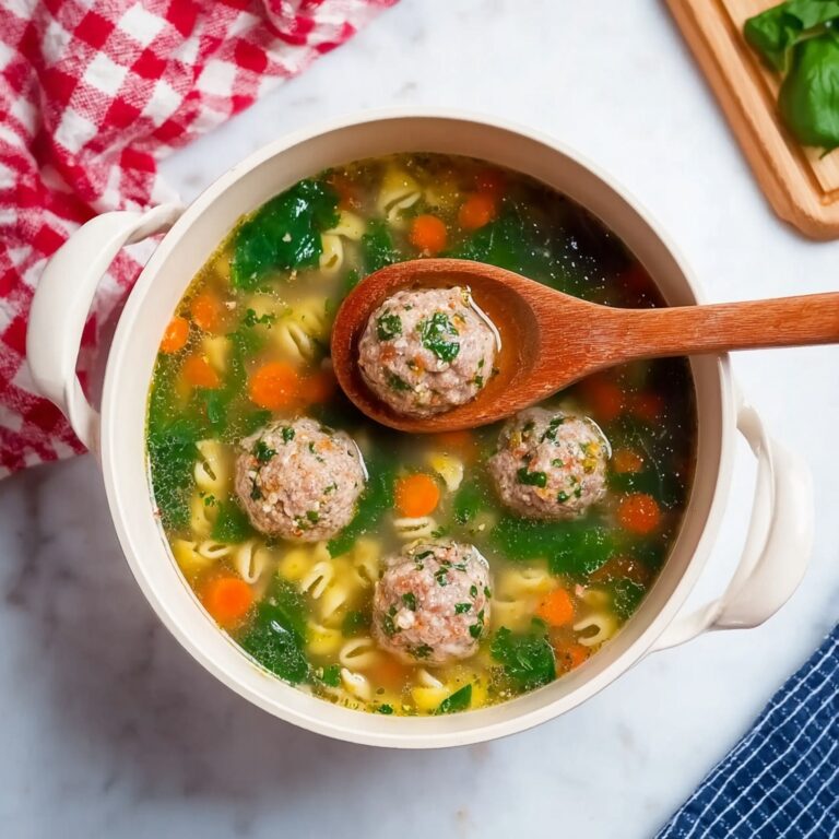 Slow Cooker Italian Wedding Soup with Meatballs Recipe