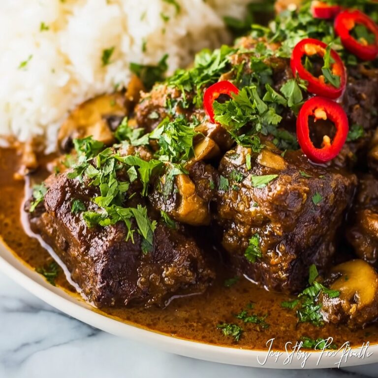 Savory Curried Beef & Mushrooms for a Flavor Explosion Recipe