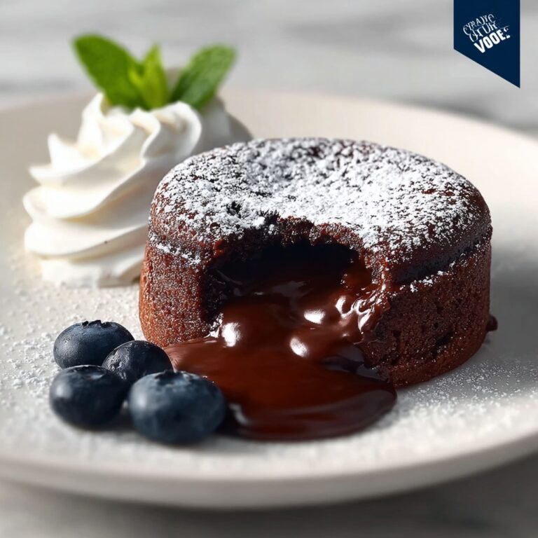 Decadent Air Fryer Chocolate Lava Cakes Recipe