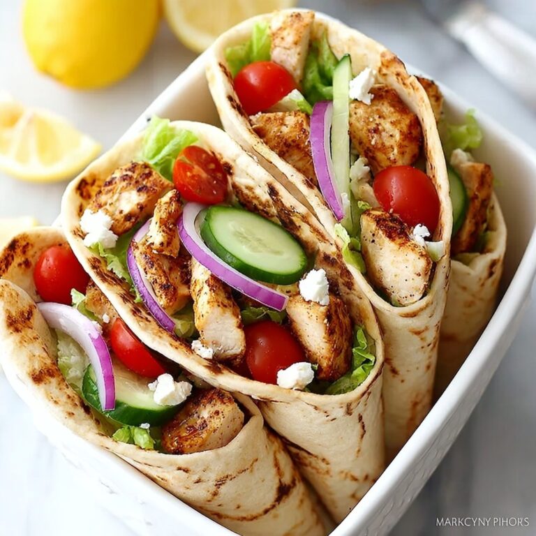Grilled Chicken Pitas with Cucumber-Yogurt Sauce Recipe