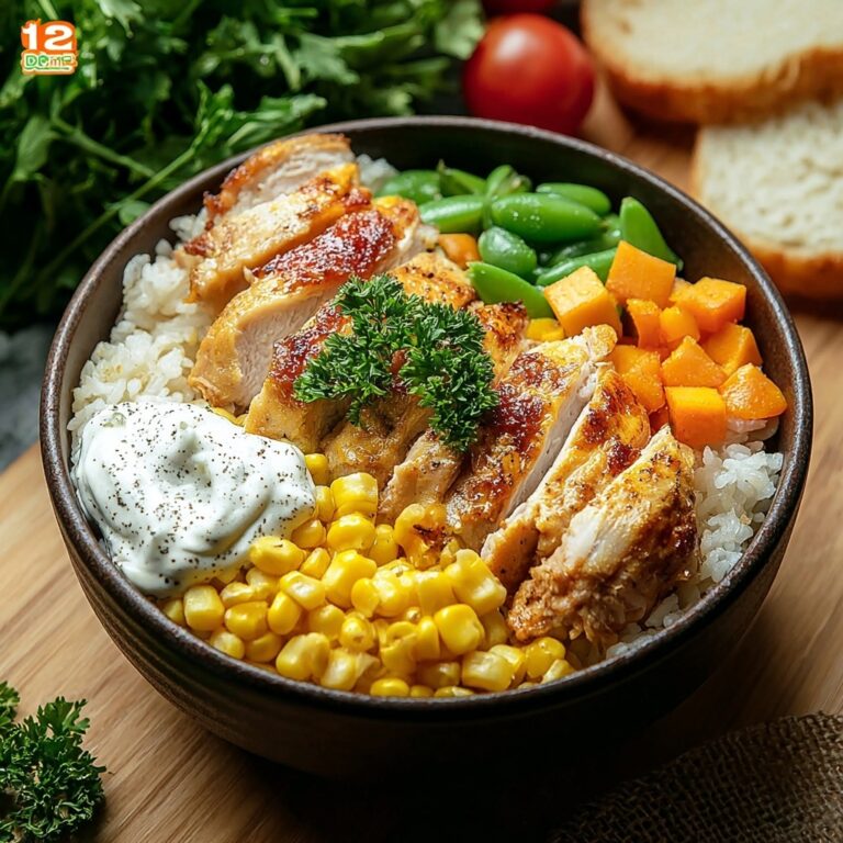 Street Corn Chicken Rice Bowl Recipe