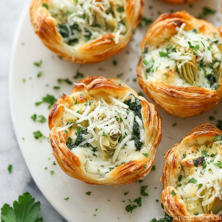 Cheesy Spinach and Artichoke Pinwheels Recipe
