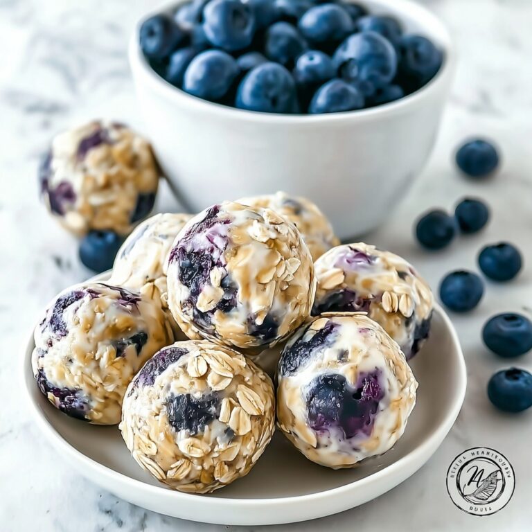 Blueberry Cheesecake Protein Bites for Guilt-Free Snacking Recipe