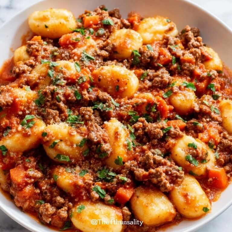 Gnocchi Bolognese Recipe