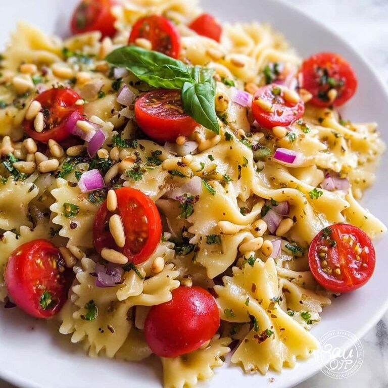 Bruschetta Pasta Salad Recipe
