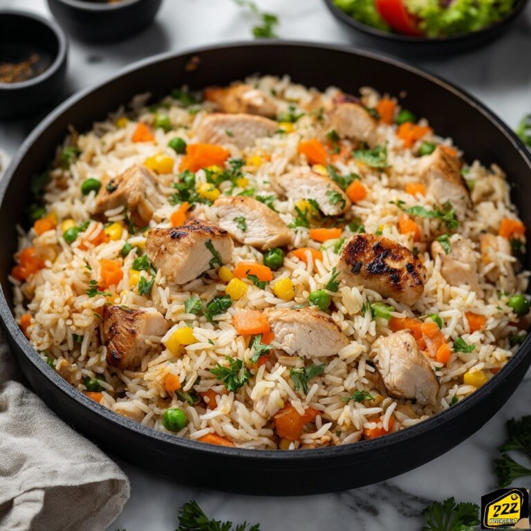 Turkey and Vegetable Rice Skillet Recipe