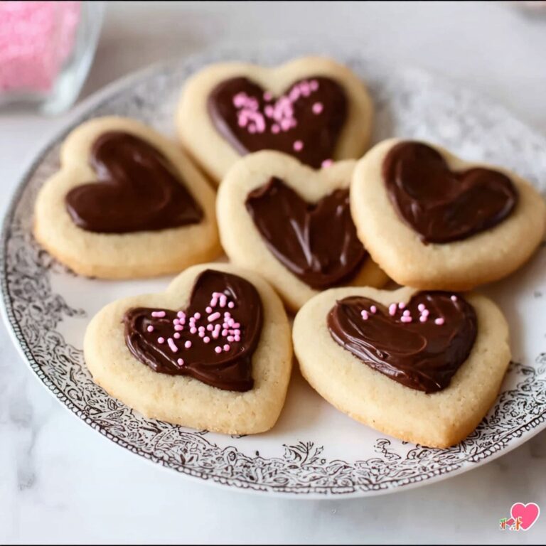 Heart Cookies with Nutella Recipe