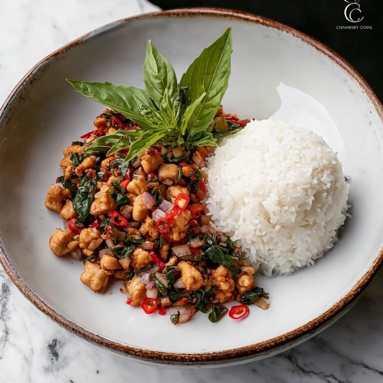 Spicy Thai Basil Chicken (Pad Krapow Gai) Recipe