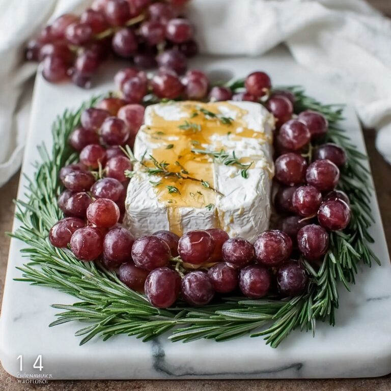 Roasted Grape & Rosemary Feta Garland Recipe