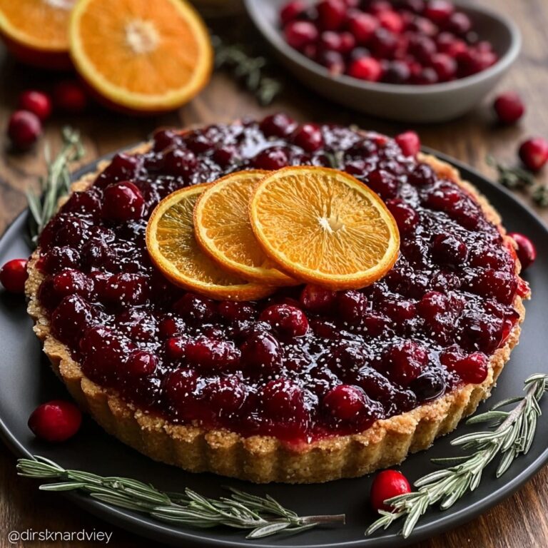 Nantucket Holiday Cranberry Pie Recipe
