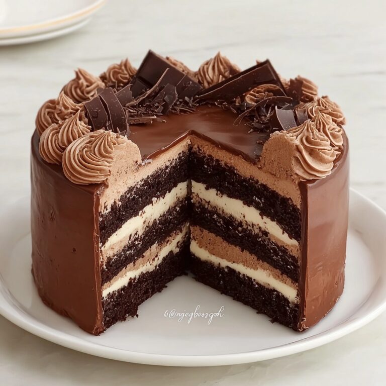 Triple Chocolate Mousse Cake: Indulge in Pure Chocolate Bliss Recipe