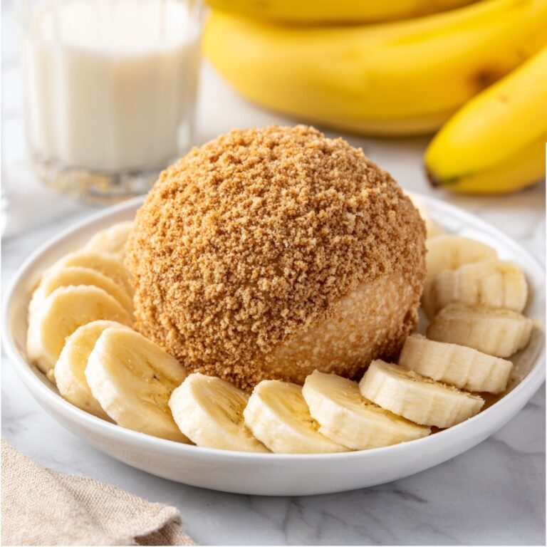 Banana Pudding Dessert Cheese Ball Recipe