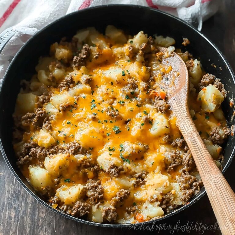 Cheesy One Pot Beef and Potatoes: A Simple Delight Recipe