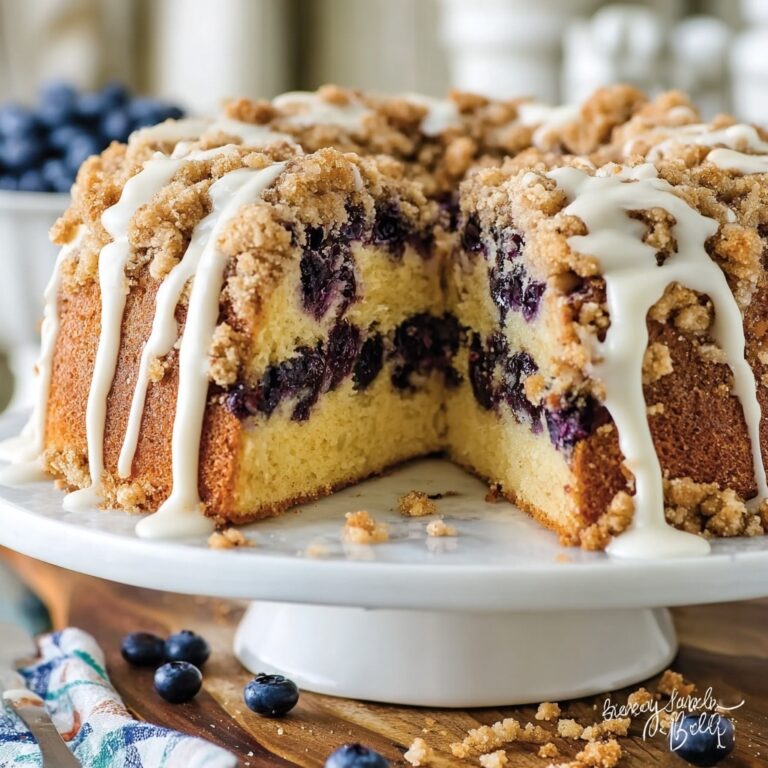 Brown Sugar Blueberry Coffee Cake Recipe