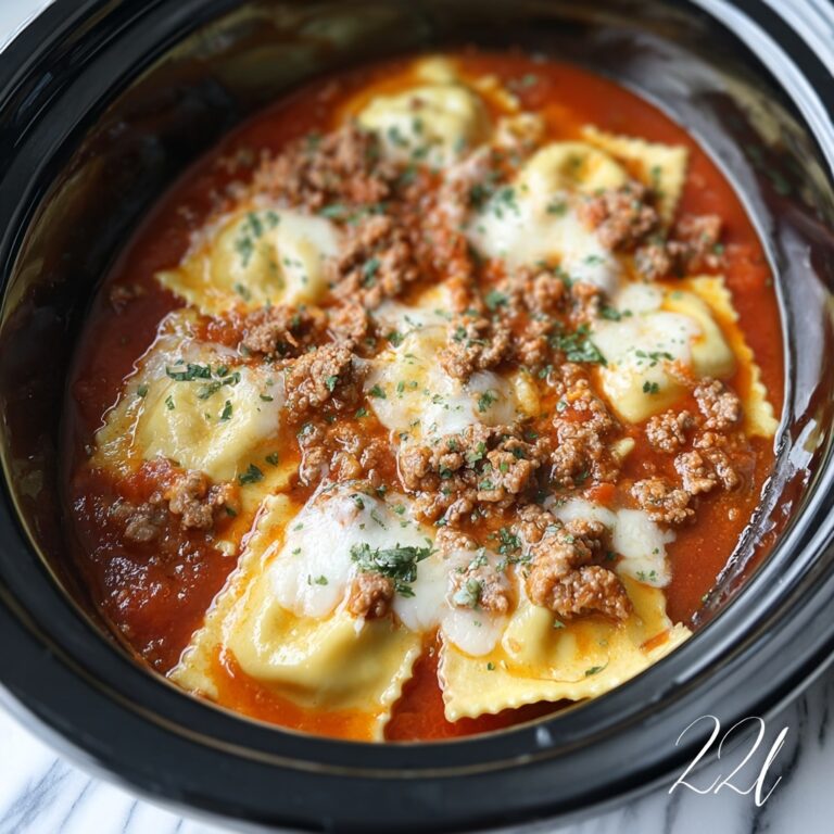 Crockpot Ravioli Lasagna Recipe