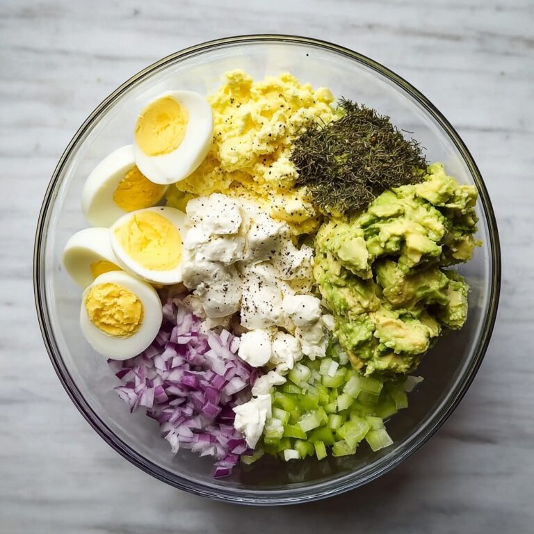 Egg Salad with Avocado and Fresh Herbs in 10 Minutes Recipe