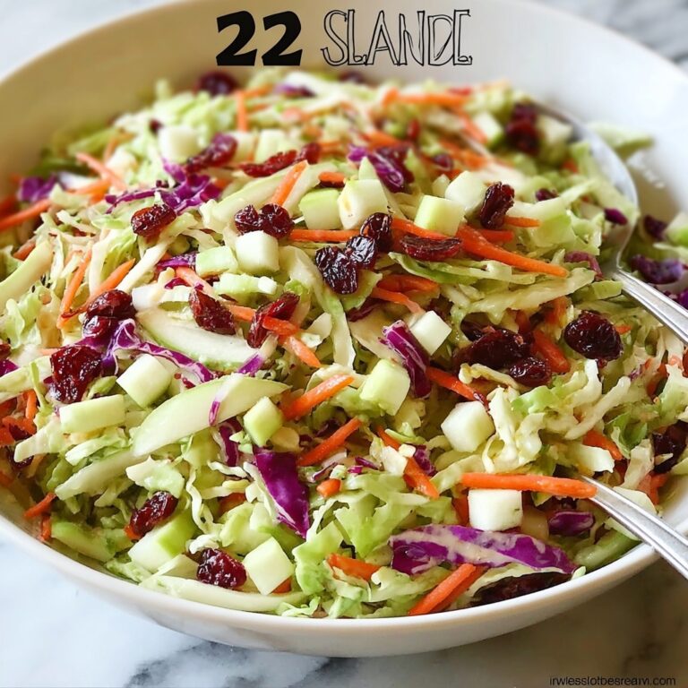 Cranberry Apple Coleslaw Recipe
