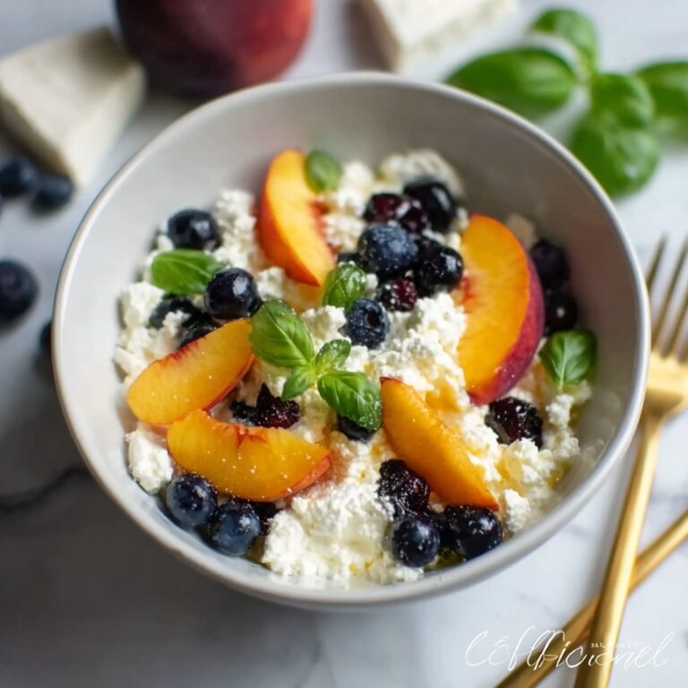 Blueberry Peach Feta Salad Recipe